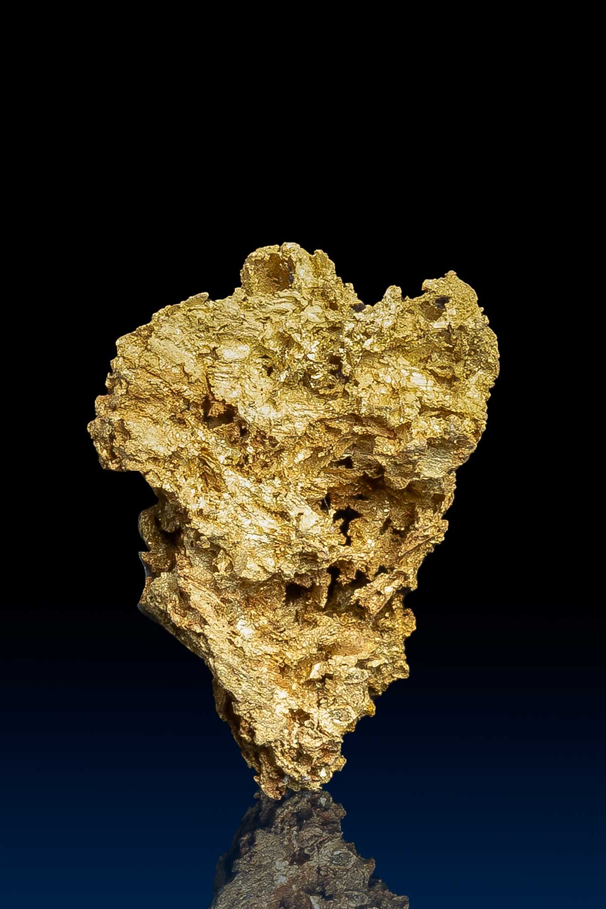 (image for) Chunky Triangular Crystalized Gold from Farncomb Hill, CO